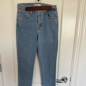 Levi high rise skinny jeans